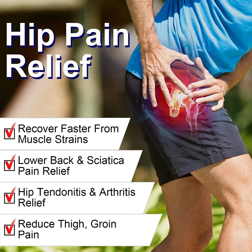 OrthoIndia™ Wrap Hip Brace 🏥 For Sciatic, Arthritis & Lower-back Recovery