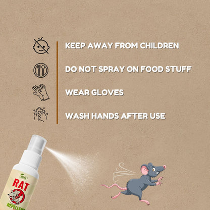 Rat Repellent Spray – Safe, Effective, and Eco-friendly (Pack Of 3)