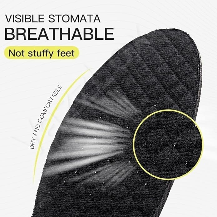 Height Increase Insoles for Men & Women Soft 4-Layer Height Hoppers for Men Comfortable Breathable & Adjustable Height Insoles for Men Lift Up To 9cm Height Booster Shoe Heel Orthotic Soles