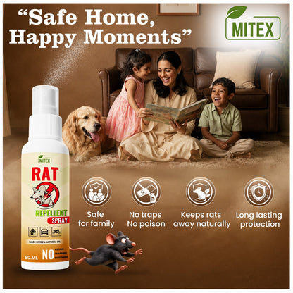 Rat Repellent Spray – Safe, Effective, and Eco-friendly (Pack Of 3)