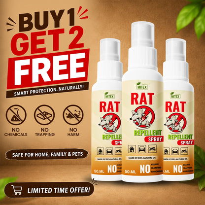 Rat Repellent Spray – Safe, Effective, and Eco-friendly (Pack Of 3)